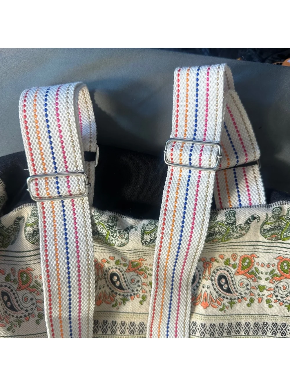 Elephant Backpack Boho Festival Patterned Bag